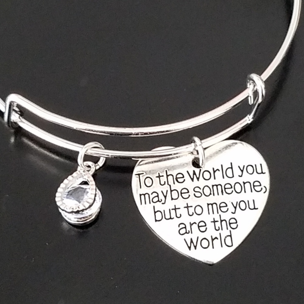 Friend bracelet, friend jewelry, you are the world